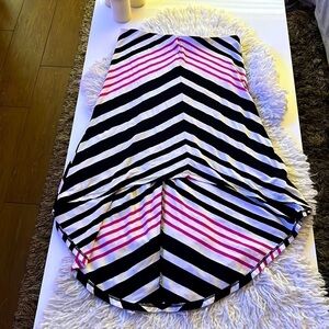 🔥What's Hot!!🔥Beautiful Multi-Color Asymmetrical High-Low MIDI Skirt😍🛍️